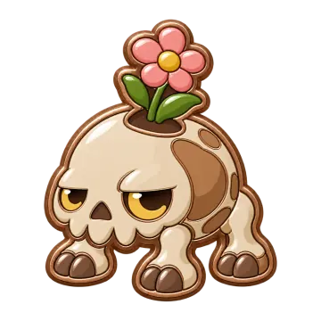 Bonebud, a Common Ground creature pin