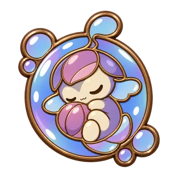 Bubblebell, a Common Water creature pin