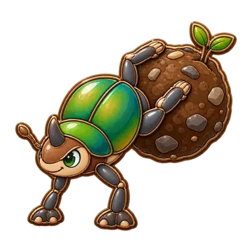 Clodroller, a Common Ground creature pin