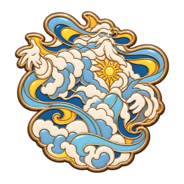 Cloudkeeper, a Legendary Air creature pin