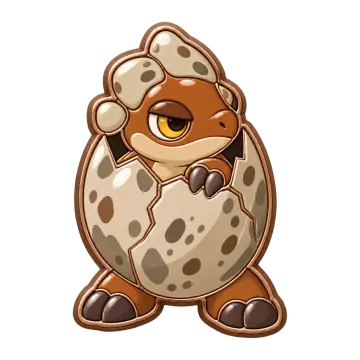 Crackling, a Common Ground creature pin