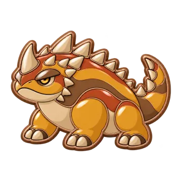 Dunehorn, a Common Ground creature pin