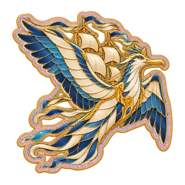 Galeon, a Mythic creature pin