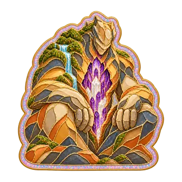 Geodeon, a Mythic creature pin