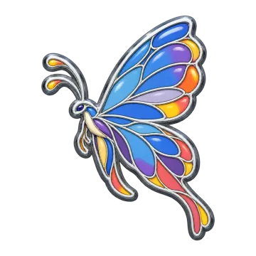 Glasswing, a Rare Air creature pin