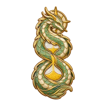Hourwyrm, a Legendary Dragon creature pin