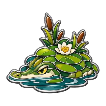 Lilylurk, a Rare Water creature pin