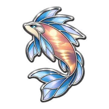 Mirrorfin, a Rare Water creature pin