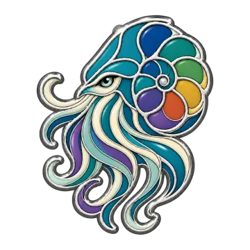 Nautilune, a Rare Water creature pin