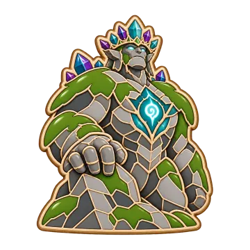 Stonecrown, a Legendary Ground creature pin