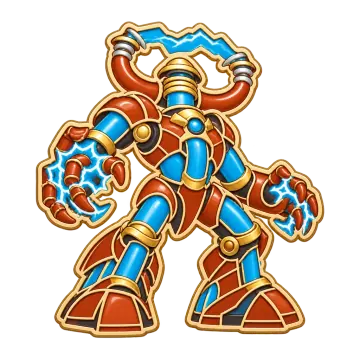 Teslagolem, a Epic Electric creature pin