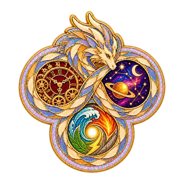 Aeonwyrm, Mythic enamel pin