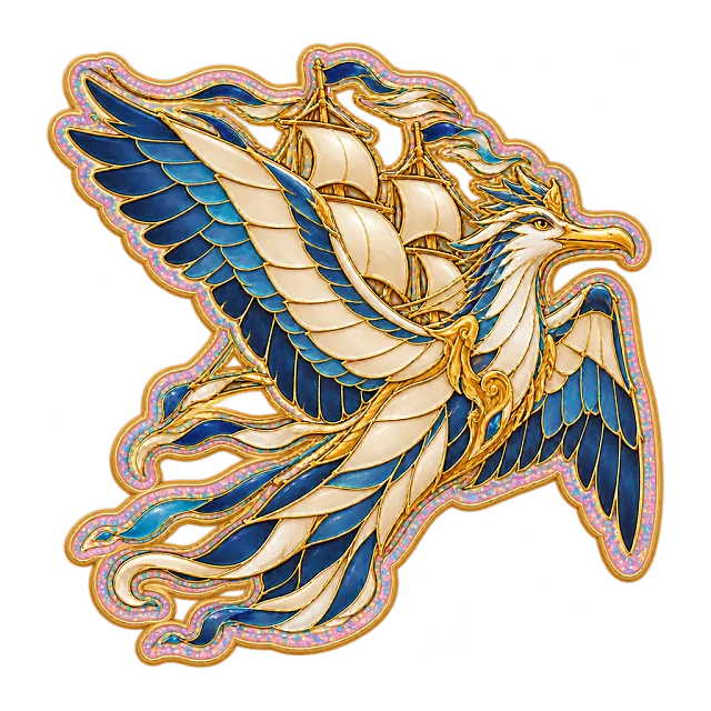 Galeon, Mythic enamel pin